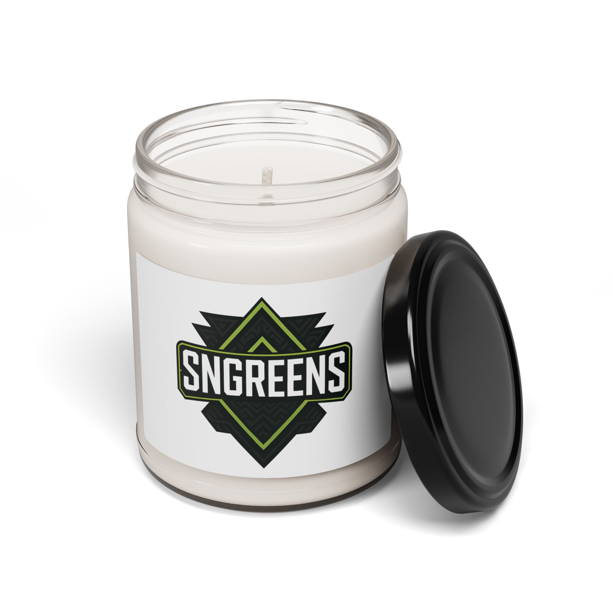 SNGREENS Branded Soy Candle — 9oz Scented Jar Candle