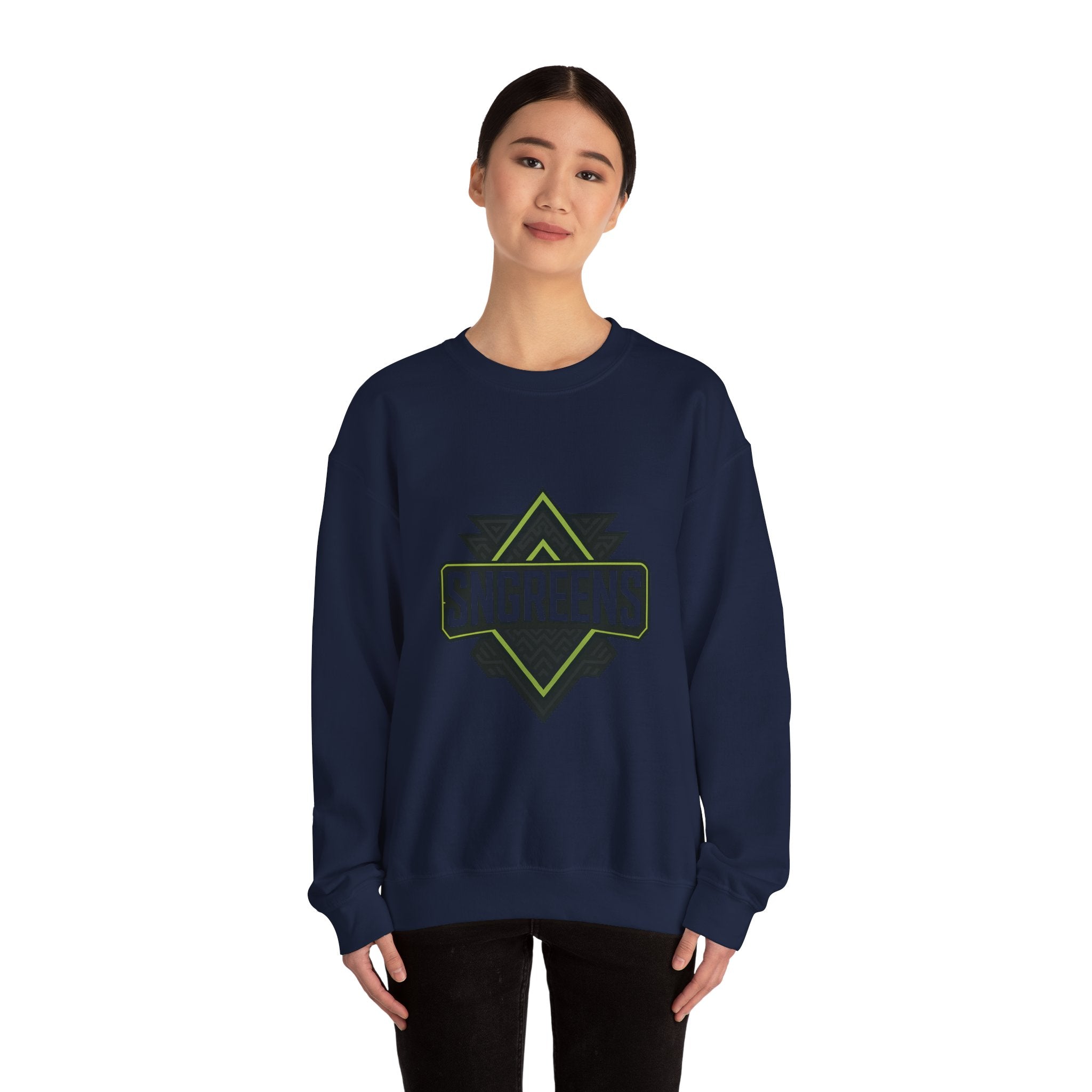 Crewneck Sweatshirt - SNGREENS Team Logo Pullover