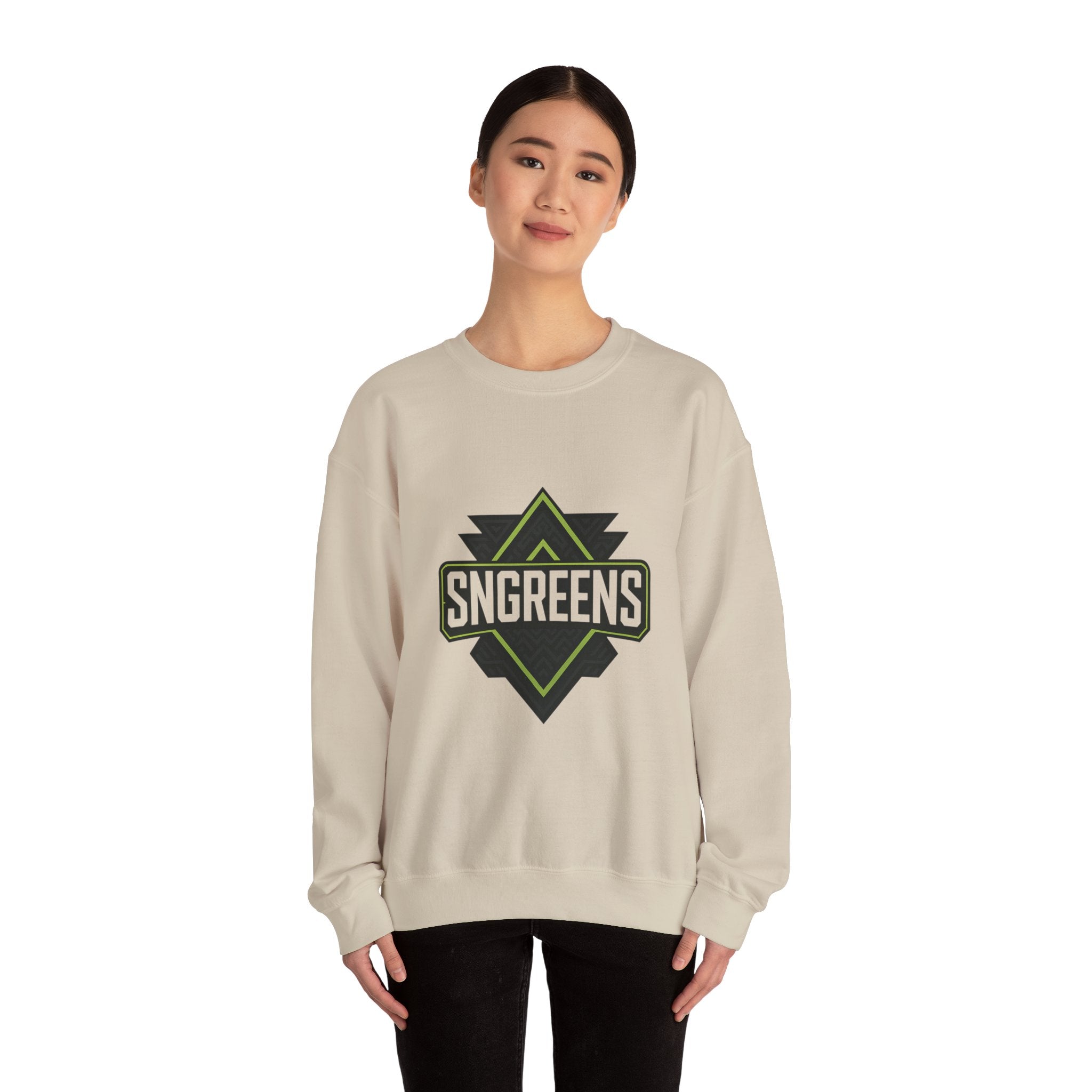 Crewneck Sweatshirt - SNGREENS Team Logo Pullover