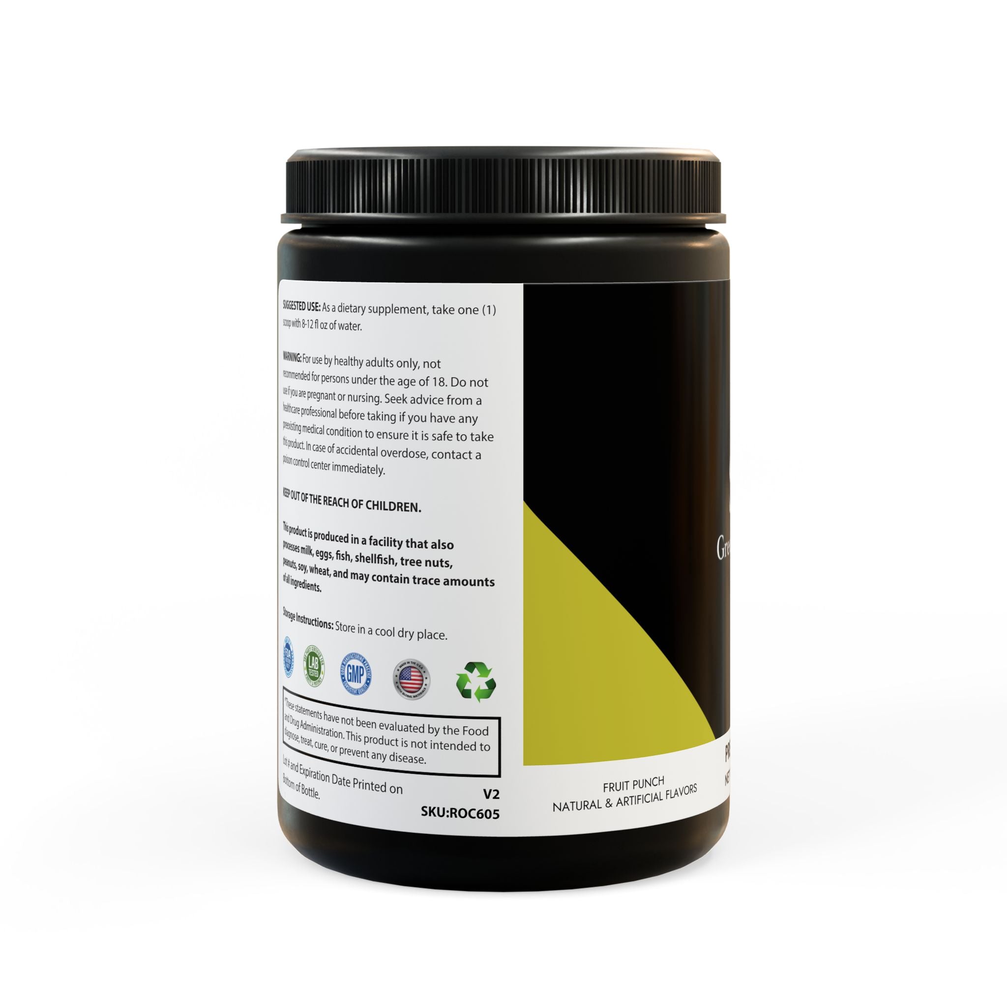 Pre-Workout Supplement, Fruit Punch (204g, 7.1oz)