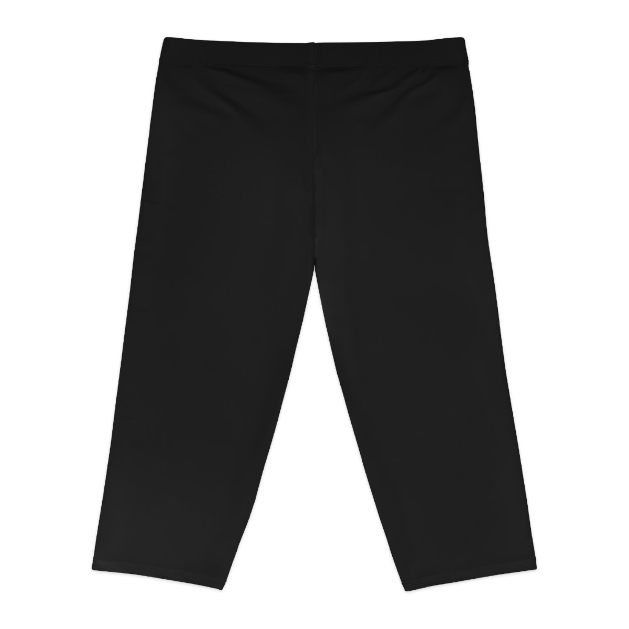 Women's Black Capri Leggings — Stretchy 3/4 Workout & Casual Pants