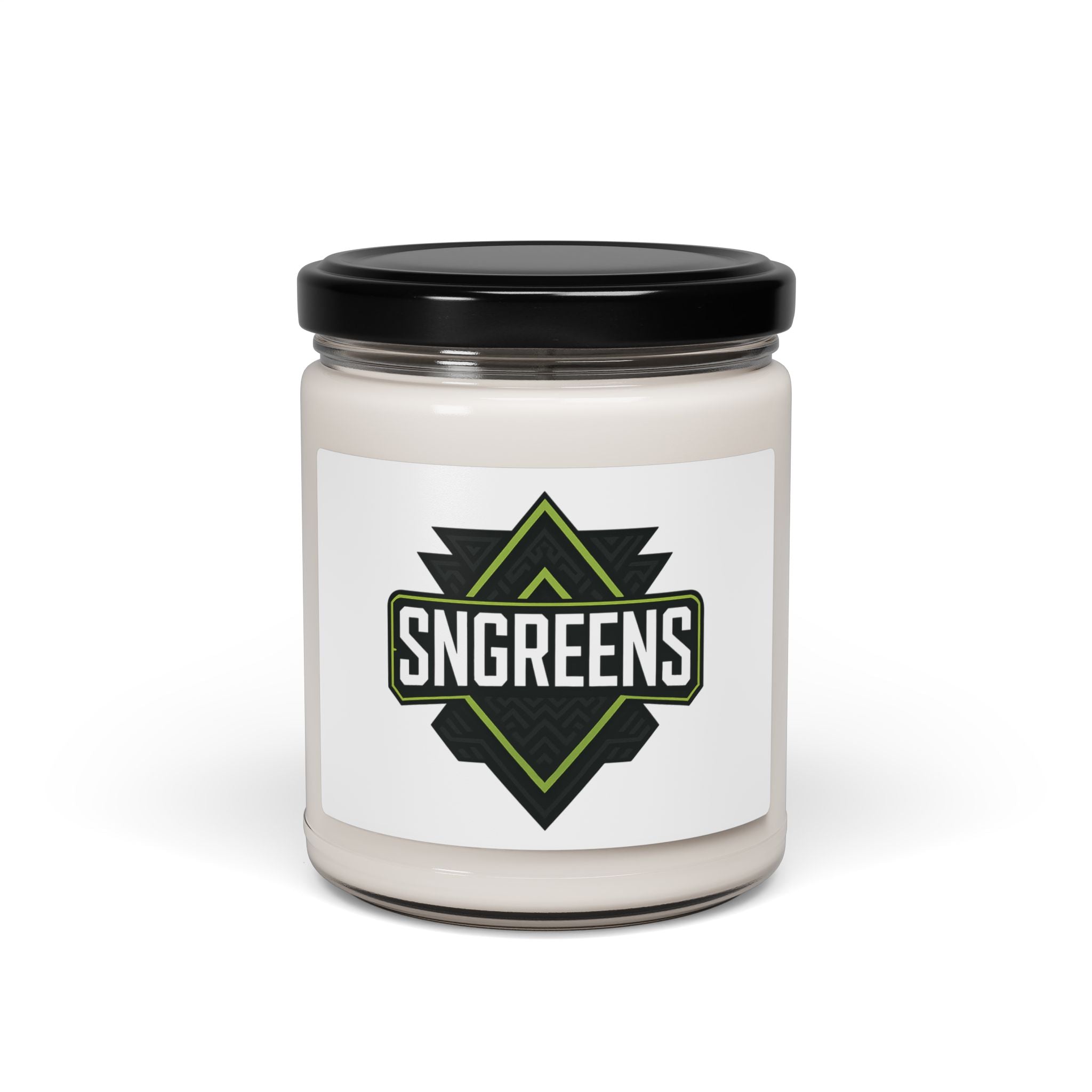 SNGREENS Branded Soy Candle — 9oz Scented Jar Candle