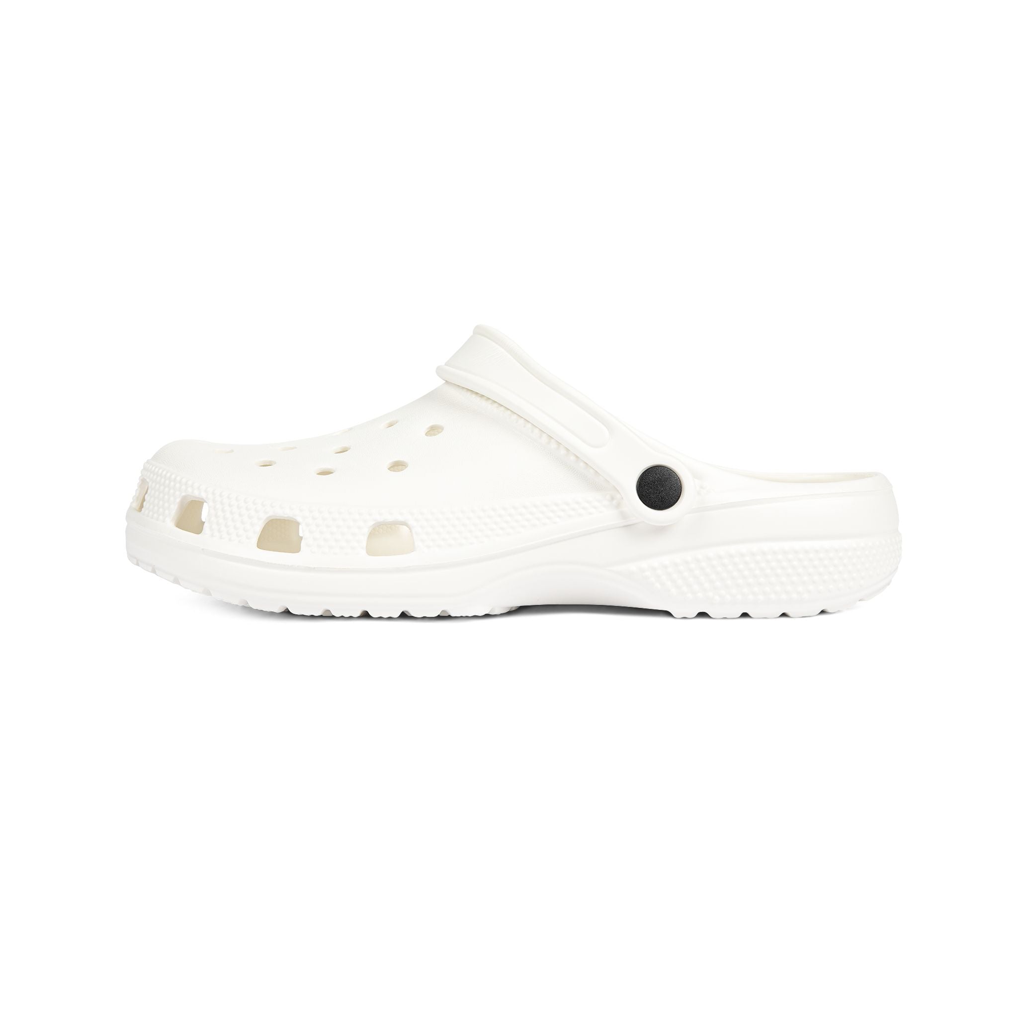White EVA Foam Clogs — Lightweight Slip-On Comfort Shoes