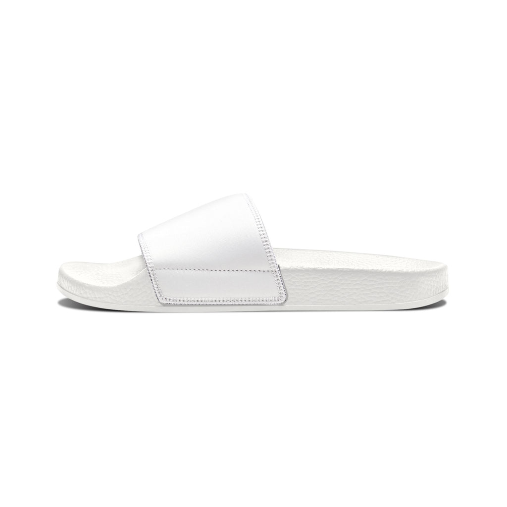Men's Removable-Strap Slide Sandals — Comfortable White Pool & Lounge Slides